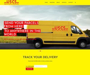 USA Courier Service Web Designer Hyderabad
